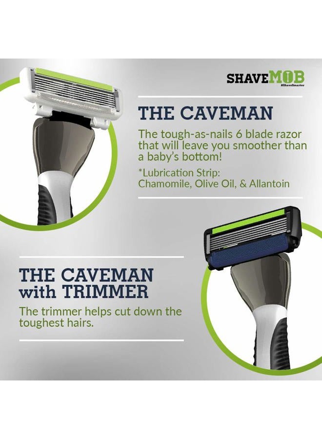 Shavemob Shave Mob: Men's Replacement Non-Slip Razor Handle - Image 5