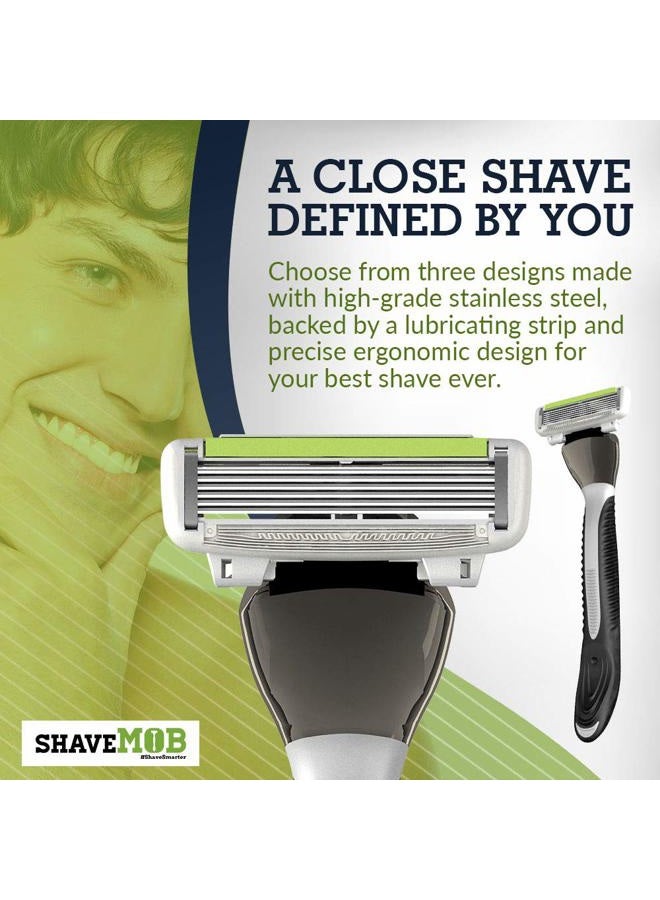 Shavemob Shave Mob: Men's Replacement Non-Slip Razor Handle - Image 2