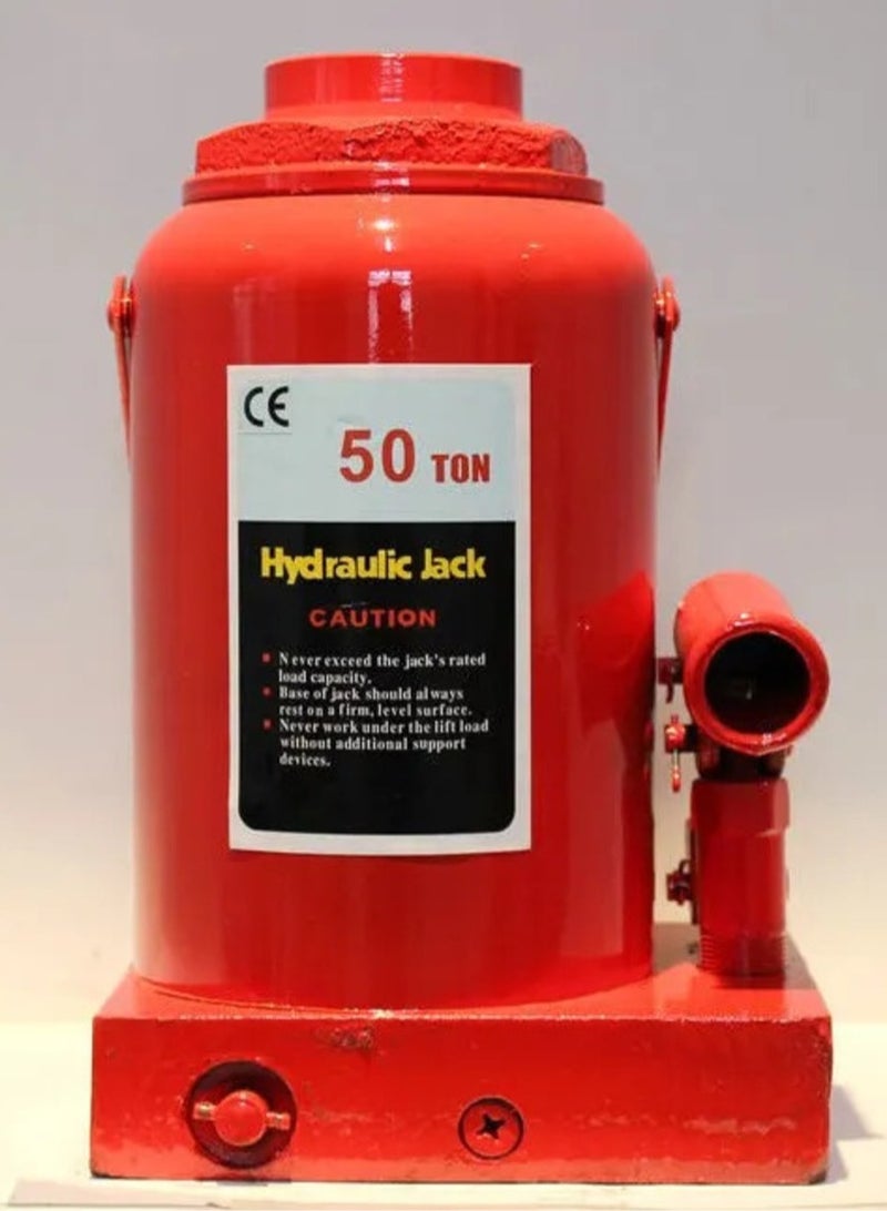 50 Ton Hydraulic Bottle Jack - Heavy Duty Steel Automotive Lifting Jack, Portable Repair Tool for Car, Truck, RV, and More - Image 4