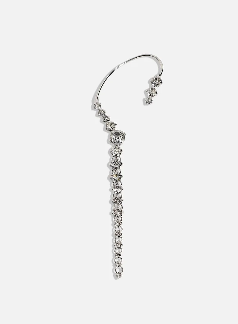 سوهي سوار أذن مطلي بالفضة من Sohi