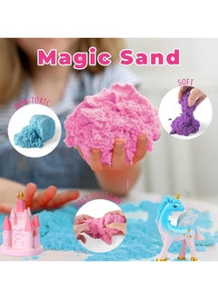 VUCATIN Unicorns Terrarium Gifts for Kids Girls Light Up Terrarium Unicorns Toys for Girls DIY Moon Lamp Arts and Crafts Birthday Gift for Girls Ages 4+ Year Old (Unicorn)  - Image 3