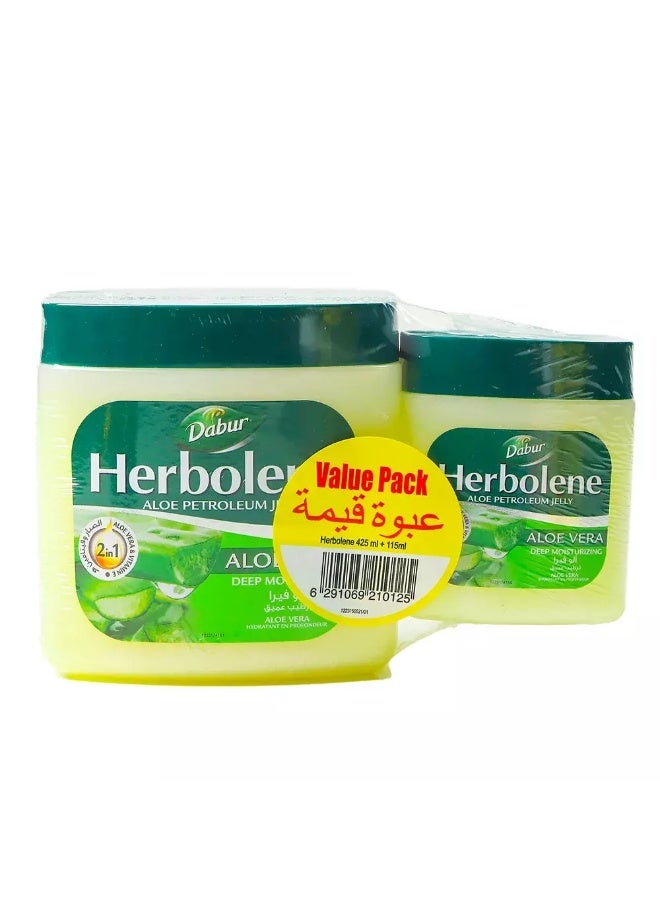 Dabur كريم جل دابر هيربولين مع الألوة فيرا، عبوة مزدوجة - 425 + 115 مل - Image 1