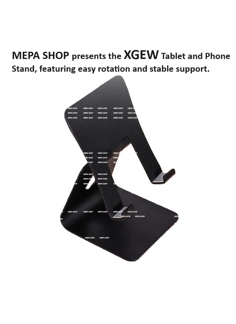SS 360-Degree Aluminum Phone Holder and Stand: Adjustable Cell Phone Mount for a secure and hands-free experience. Perfect for various phone sizes.  - Image 3
