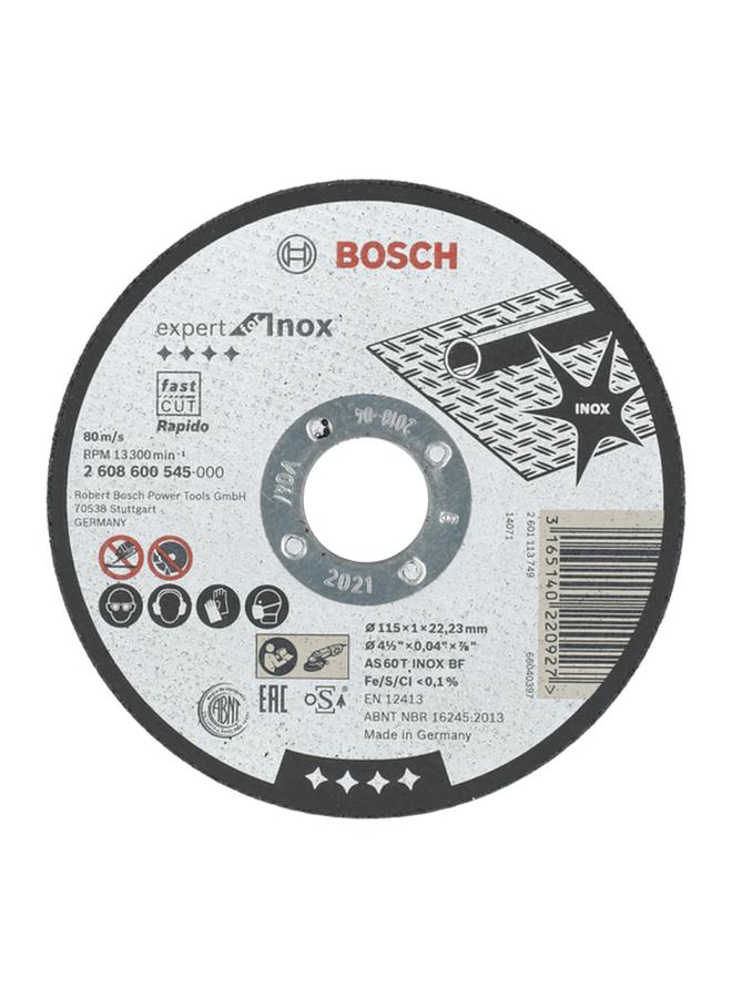 BOSCH Metal Cutting Disc Black and White 115mm - Image 1