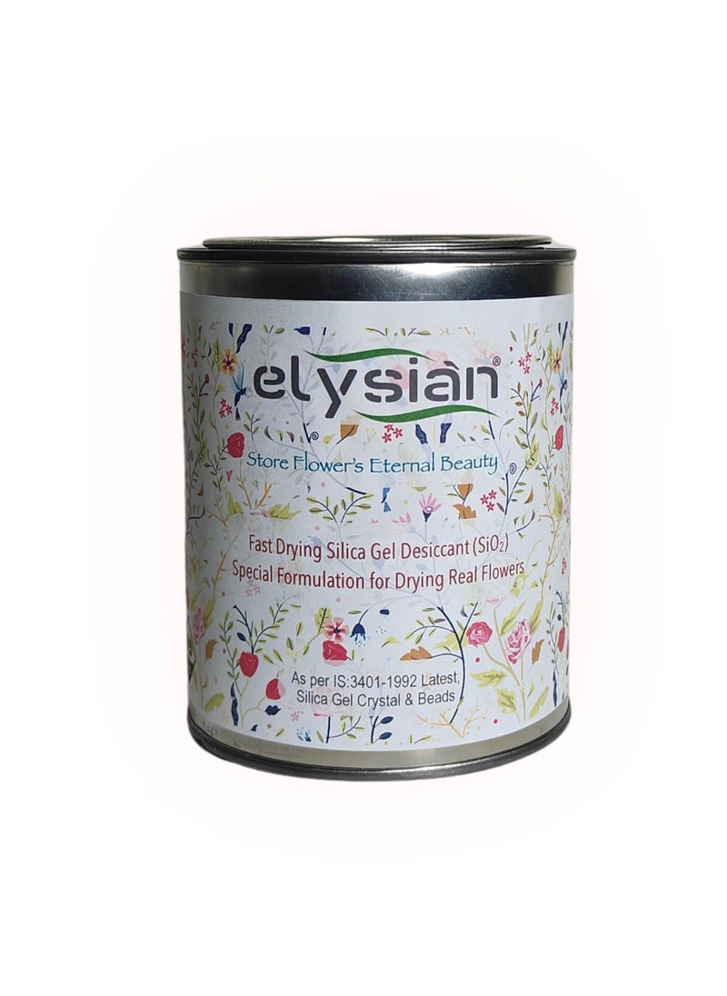 Elysian Elysian Flower Drying Silica Gel Powder DIY With Dry Flowers Art And Craft Resin Art And Home Decor Made White Colour Silica Gel Powder 3KG  - Image 1