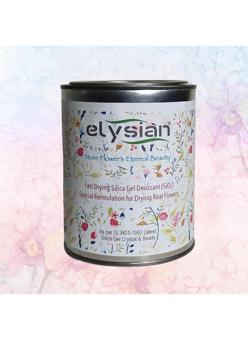 Elysian Elysian Flower Drying Silica Gel Powder DIY With Dry Flowers Art And Craft Resin Art And Home Decor Made White Colour Silica Gel Powder 3KG  - Image 2