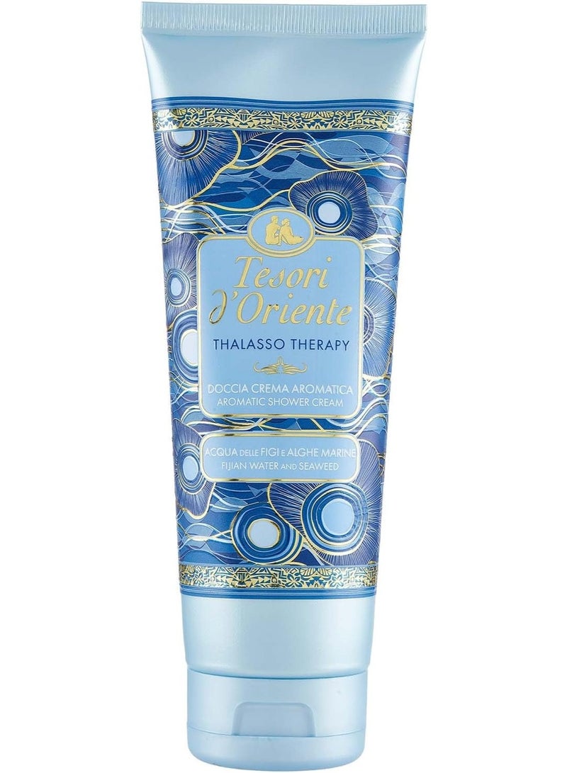 Tesori d'Oriente Thalasso Therapy Aromatic Shower Cream - Fijian Water and Seaweed, 250ml