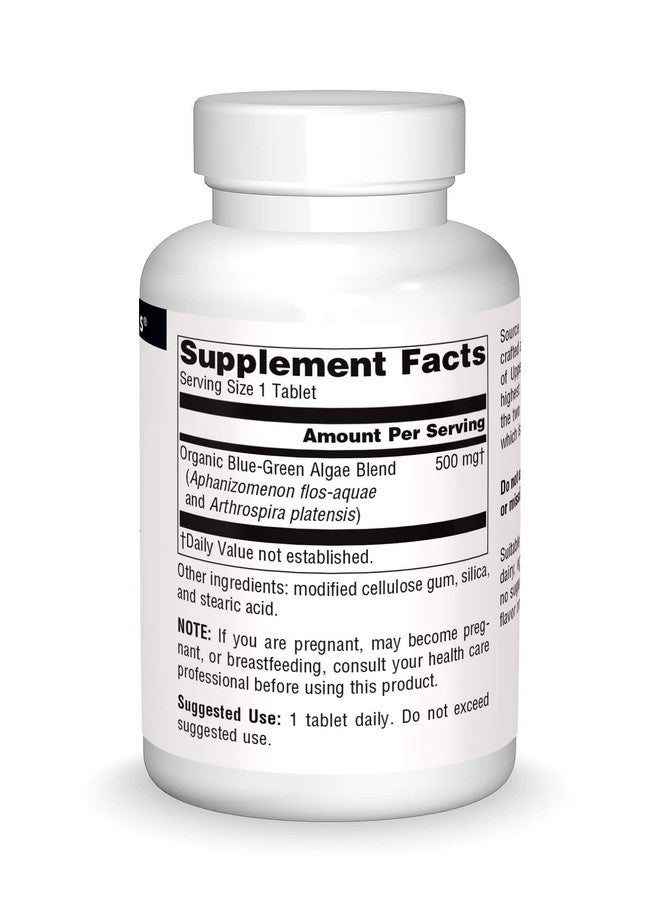 Source Naturals Blue Green Algae From Klamath Lake 500 Mg 200 Tablets - Image 4