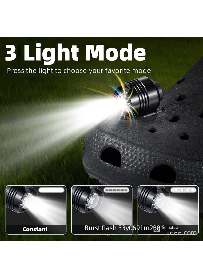 Supply Casual Shoes Night Multi-functional Adjustable Small Shoe Light Outdoor Lighting Dog Walking Shoes Hole Shoes Light-Color:Blue 2  - Image 4