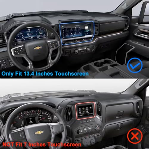 ZKJAYOE for 2022-2026 Chevrolet Silverado & GMC Sierra Metal Phone Mount, 2022+ Chevy Silverado & GMC Sierra 1500/2500/3500 Magsafe Phone Holder, for 13.4" Touchscreen, 360° Adjustable for All Smartphones - Image 2