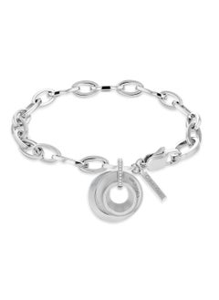 CALVIN KLEIN سوار نسائي لامع دائري مرح 35000156 