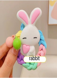 Smart Children's Headband Hair Loop Tie Hair Cute Cartoon Doll Leather Band DIY Hair Accessories (6 Pieces)  - Image 5
