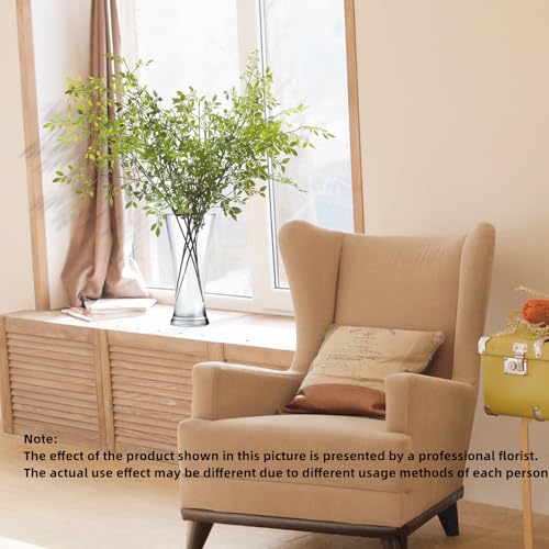 Melorca&Guilla Artificial Plants,4PCS 43.3" Green Nandina Faux Branches for Vase,Faux Greenry Stems Fake Plants for Shop Garden Office Home Décor - Image 5