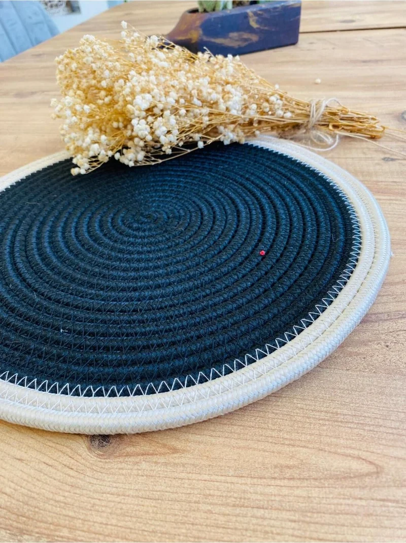 بدز ديري BDZ Leather Jute Wicker American Service Mat