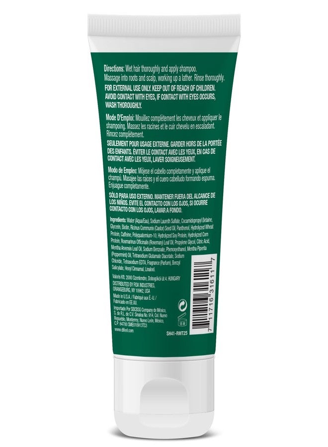 Difeel Rosemary and Mint Hair Shampoo with Biotin - Travel Size 2.5 Ounce. - Made with Natural Rosemary Oil for Hair Growth - Image 2