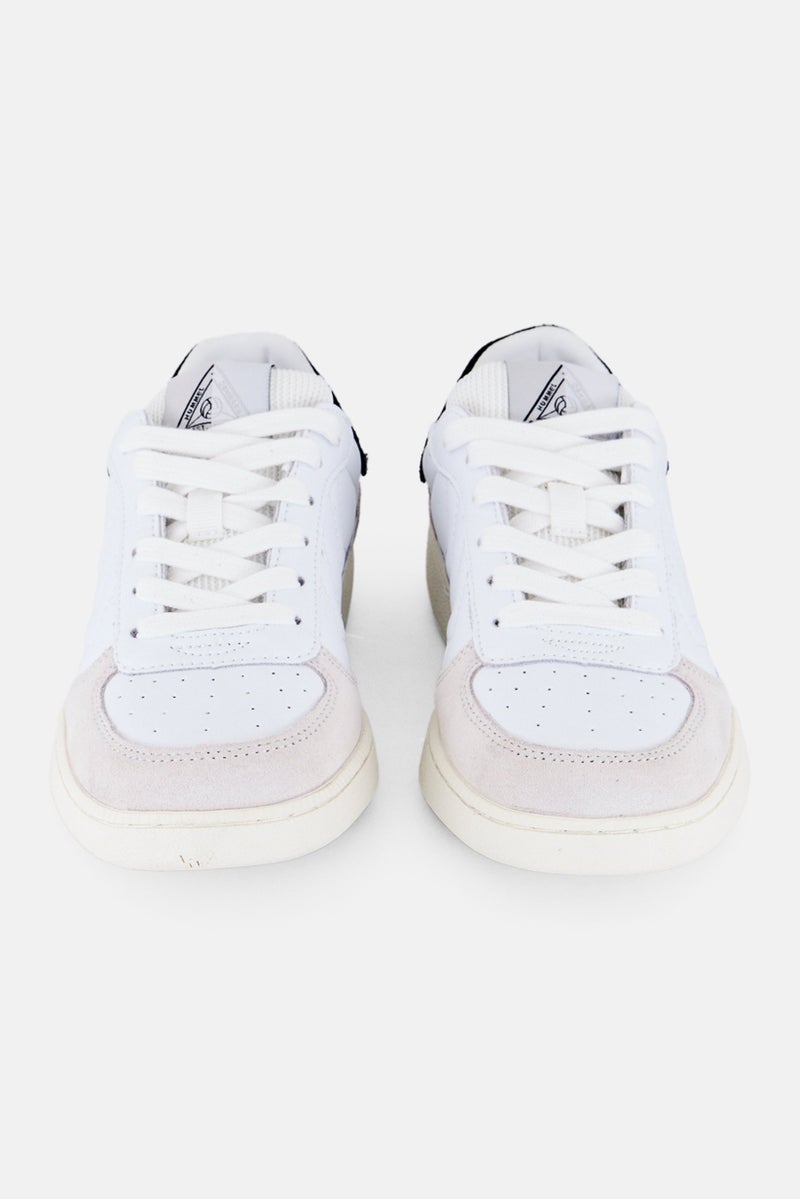 Hummel Kids Boy Royal Hb Lace Up Outdoor Shoes, White/Black - Image 4