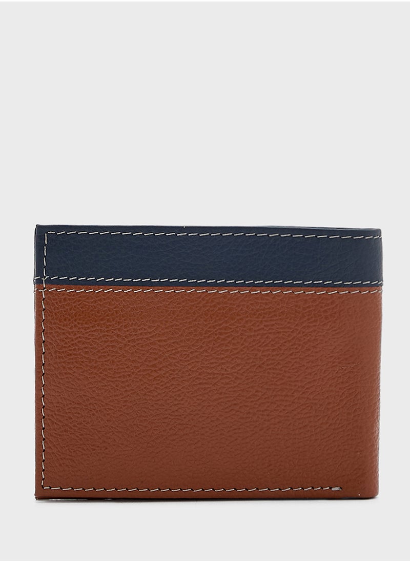Robert Wood - Genuine Leather Casual Bi-Fold Wallet - Image 1