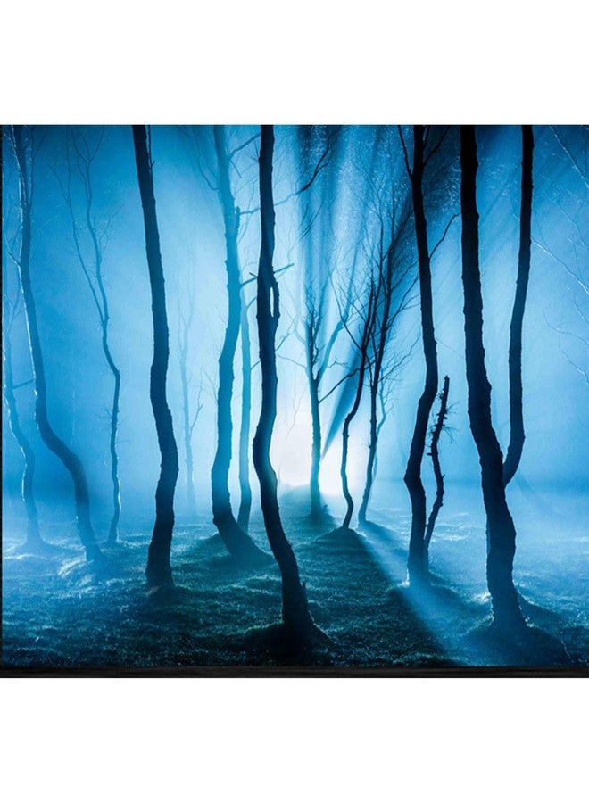 ELEBOX Fish Backgrounds Paper Double Sides 3D Stone & Trees Aquarium Background Picture 12" x 32" Fish Tank Background - Image 1