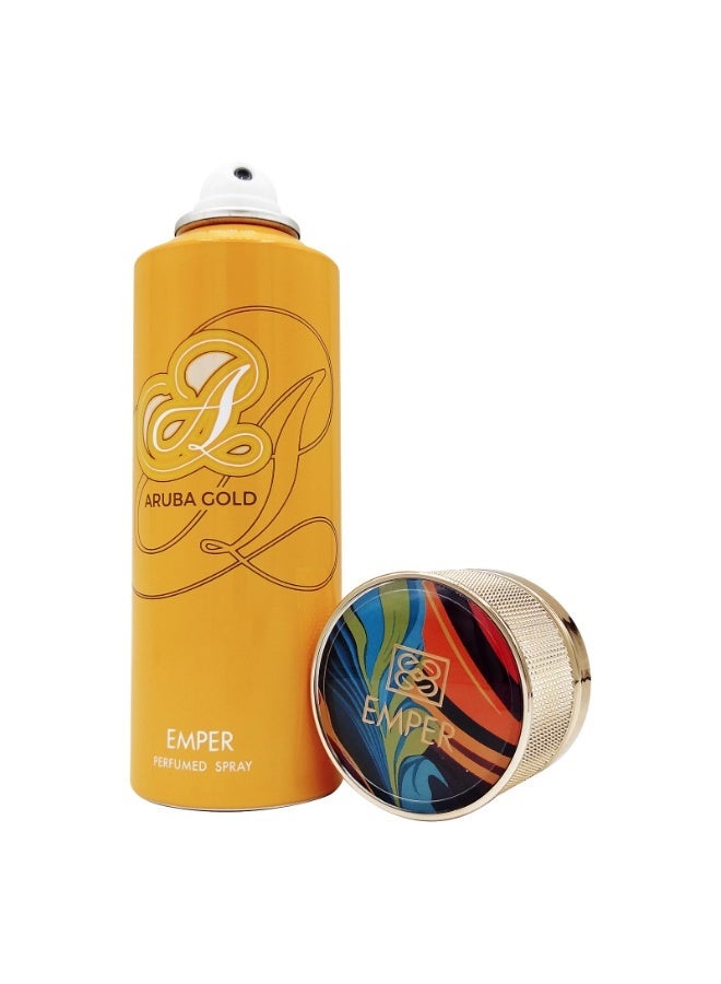 امبر بخاخ الجسم المعطر أروبا جولد للنساء 200 مل - Image 2