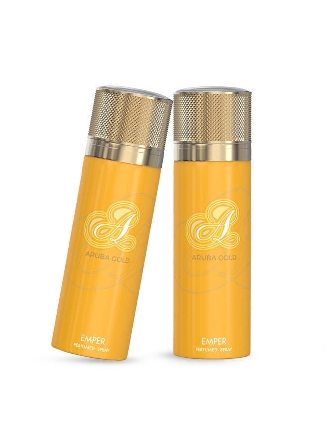 امبر بخاخ الجسم المعطر أروبا جولد للنساء 200 مل - Image 5