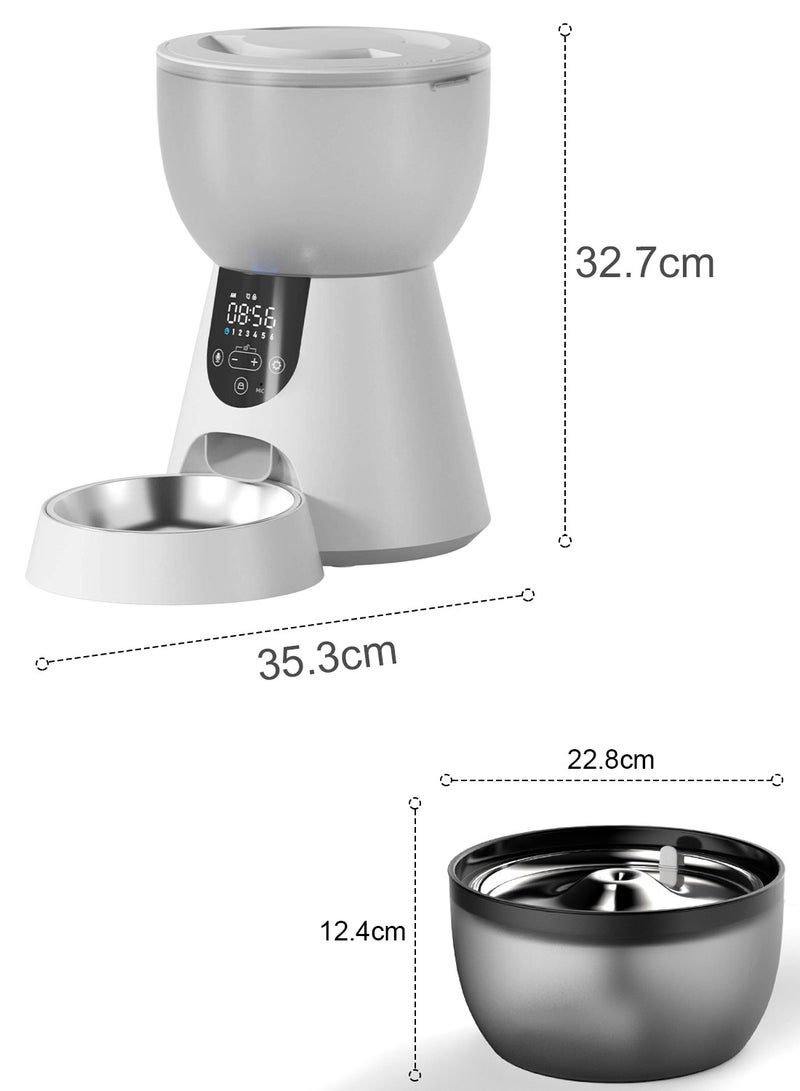 Kidle Automatic Food Feeder and Waterer Set Cat Feeder Pet Feeder and Water Dispenser for Dogs Cats Pets Animals - Image 3