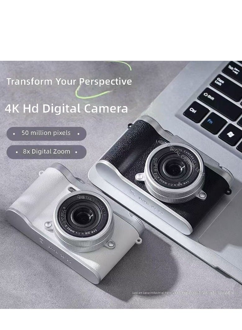 ميباي كاميرا رقمية ثنائية العدسة عالية الدقة بتصميم رجعي للأطفال - 20 ميجابكسل CCD، تقريب 8x، تصوير فوري، نقل الصور إلى الهاتف - Image 5