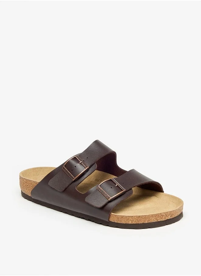 Le Confort Men Buckle Detail Slip-On Sandals