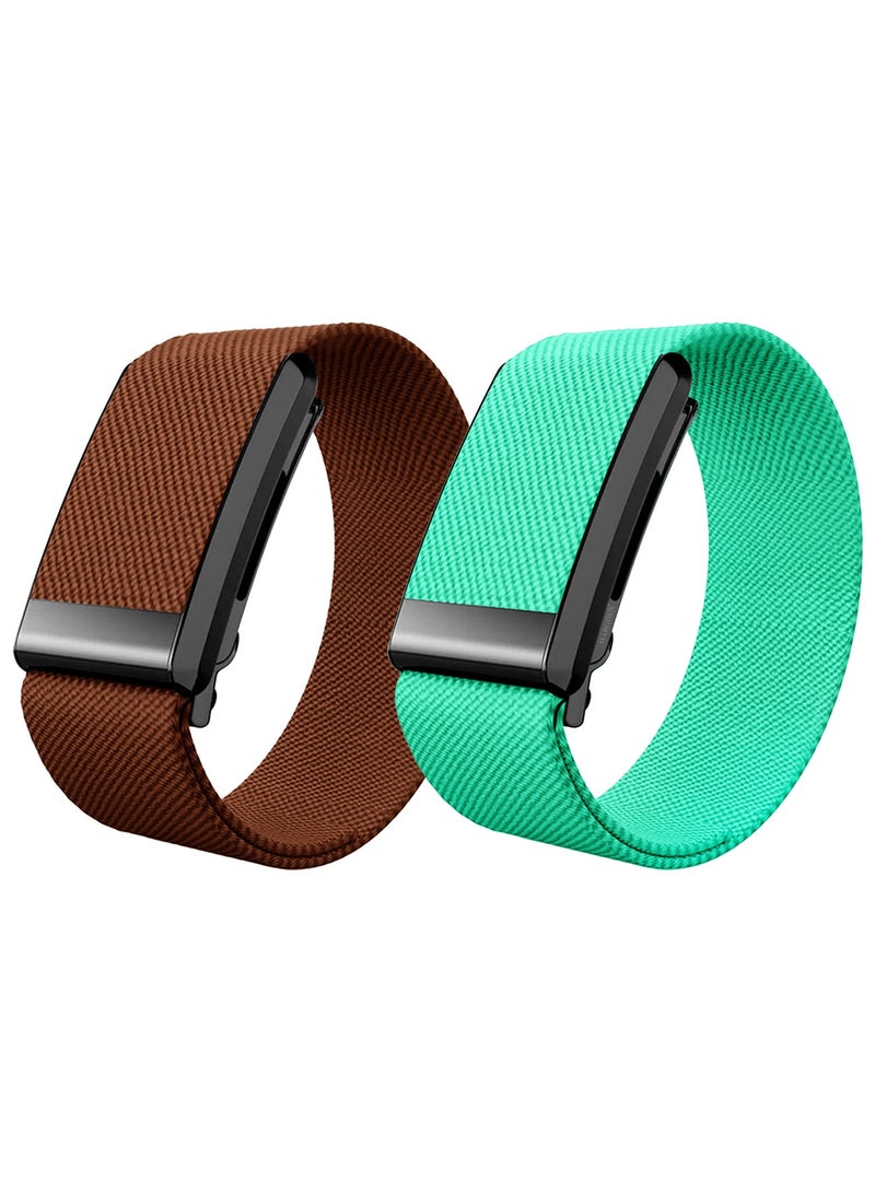 2Packs Premium Adjustable Nylon Strap for WHOOP 5, MG,One, Peak and Life – Lightweight & Breathable Replacement Band - Image 1