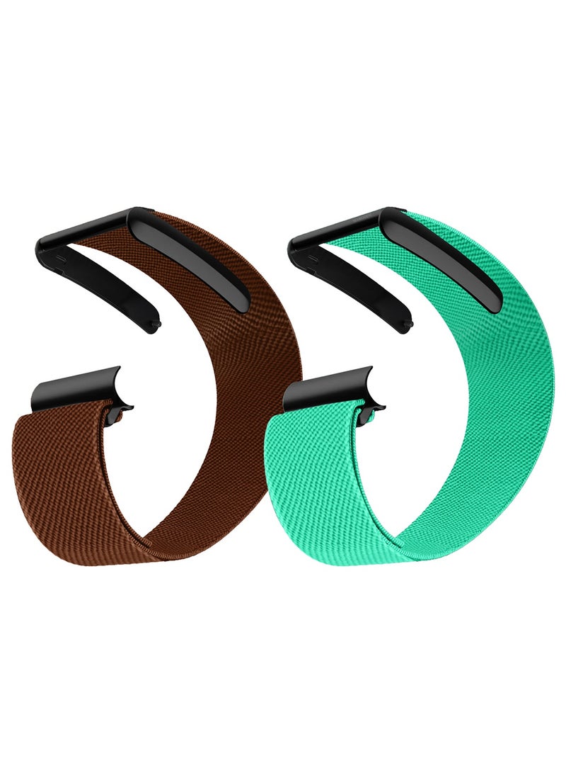 2Packs Premium Adjustable Nylon Strap for WHOOP 5, MG,One, Peak and Life – Lightweight & Breathable Replacement Band - Image 1
