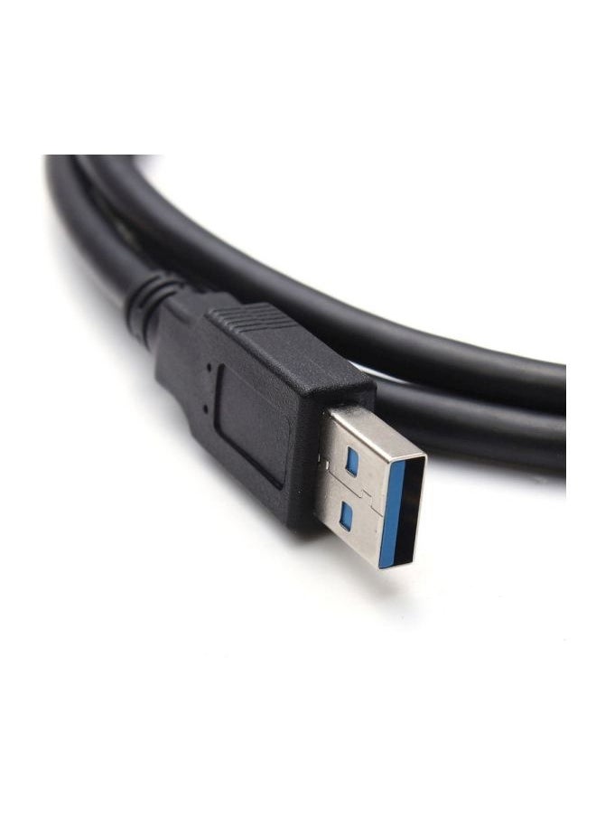 NIBEMINENT USB Type A To Micro B Cable For Samsung S5 Hard Disk Black  - Image 5