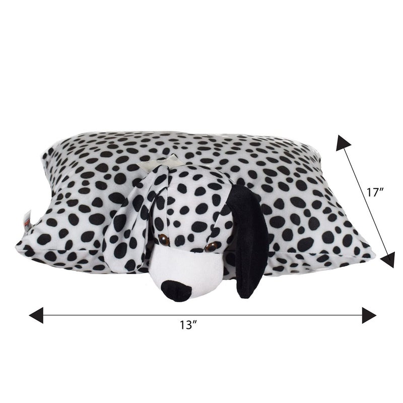 Ultra 18 Inch Dalmation Dog Folding Cushion Pillow Fully Stuffed Soft Plush Toy for Kids in Black & White Animal Toy Gift Birthday Anniversary Christmas Diwali Home Décor - Image 4
