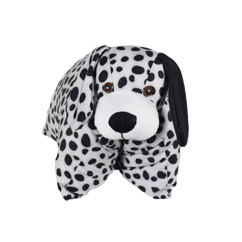 Ultra 18 Inch Dalmation Dog Folding Cushion Pillow Fully Stuffed Soft Plush Toy for Kids in Black & White Animal Toy Gift Birthday Anniversary Christmas Diwali Home Décor - Image 2