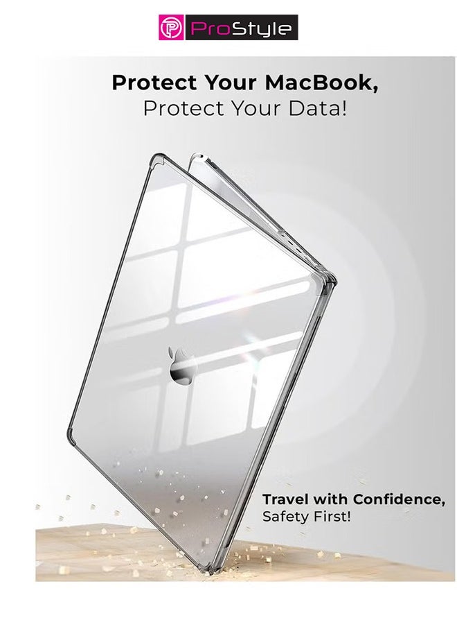 Prostyle MacBook Air 16.2 inch Crystal Clear Case, Hard Shell Case Compatible with 16.2 MacBook Pro A2780 A2485 2021  - Image 5
