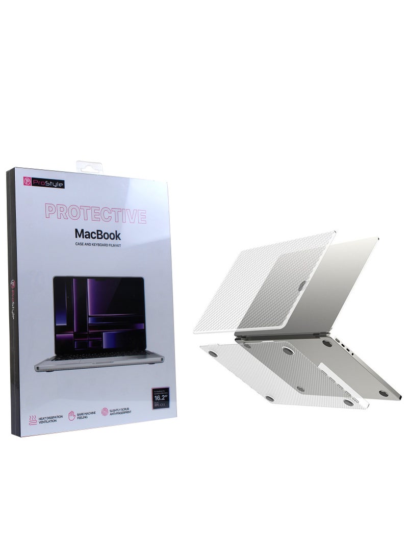 Prostyle MacBook Air 16.2 inch Crystal Clear Case, Hard Shell Case Compatible with 16.2 MacBook Pro A2780 A2485 2021  - Image 2