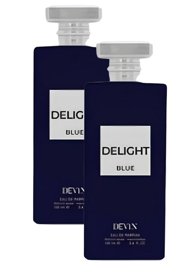 ديفين 2 قطع عطر ديلايت بلو للرجال ١٠٠ مل - Image 1