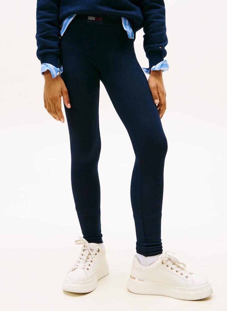 TOMMY HILFIGER kids flag rhine stone legging - Image 1