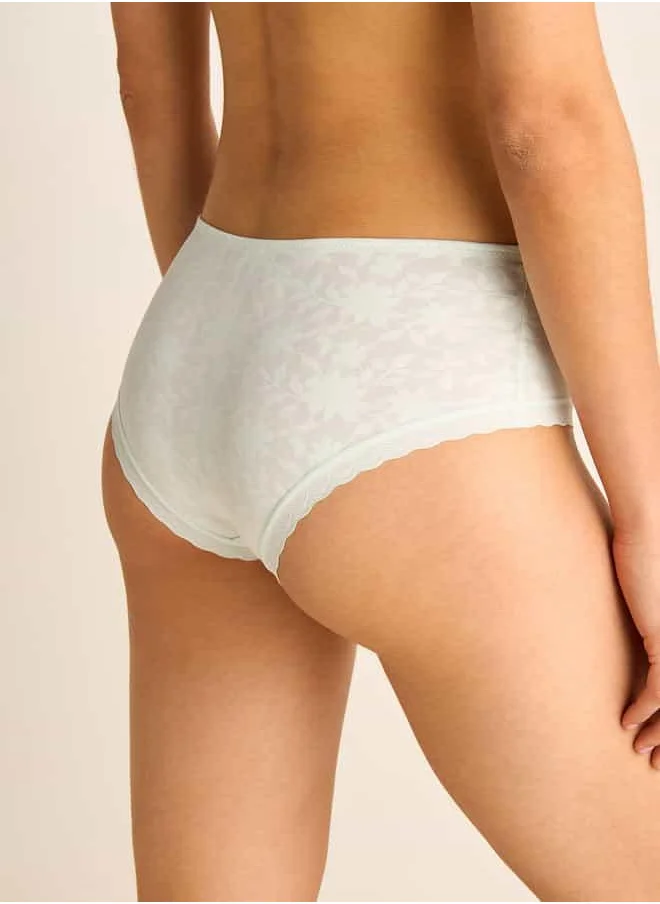 فاف Set of 3 - Textured Briefs with Elasticated Waistband