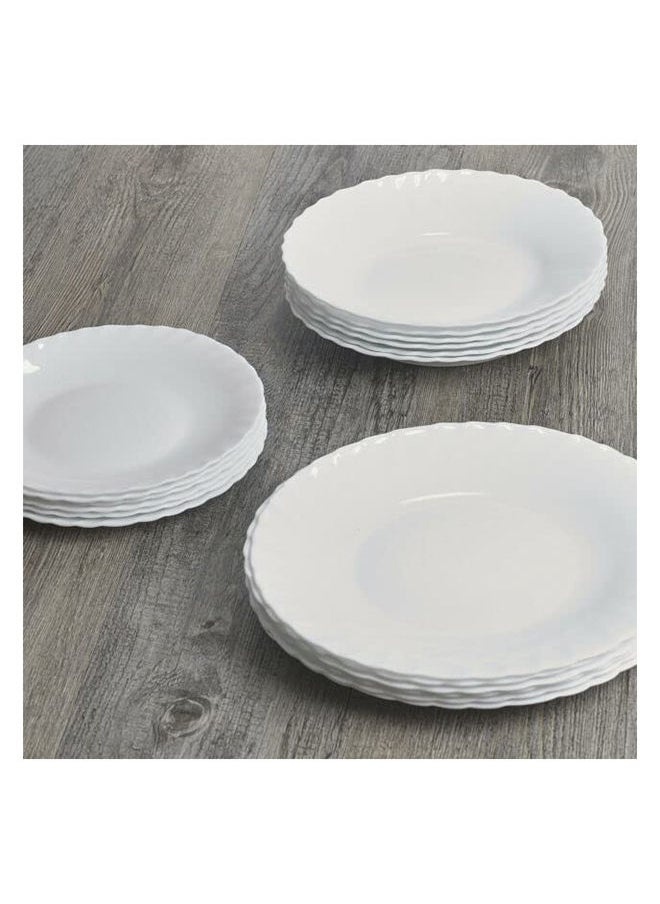 Bormioli Rocco - طبق عشاء بريوكو بريما 25.5 سم مجموعة 6 قطع - Image 1