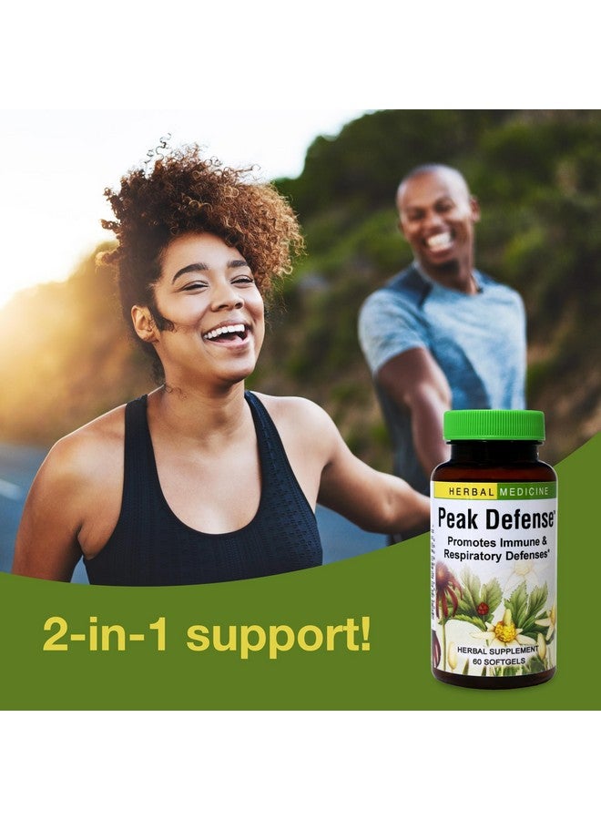 Herbs Etc. Peak Defense - Support a Healthy Respiratory System - Herbal Supplement to Support Immune Health - Vitality Support Supplement for Adults - Gluten-Free - 60 Softgels (60 Servings) - Image 3