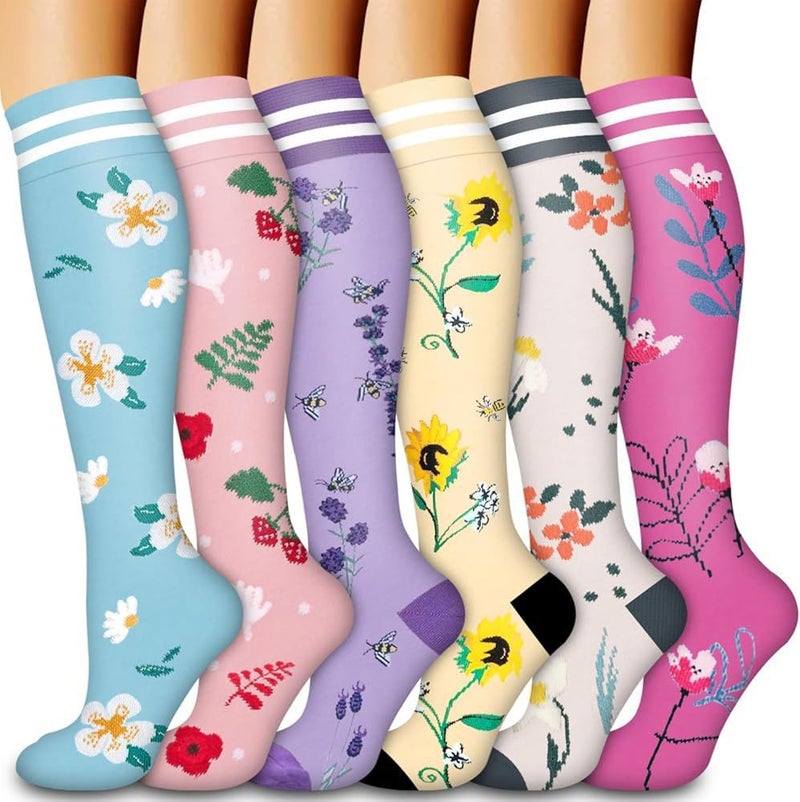 Compression Socks Calf Socks Elastic Socks Sports Cycling Running Yoga Socks Men'S Long Tube Compression Socks Women'S - Image 4