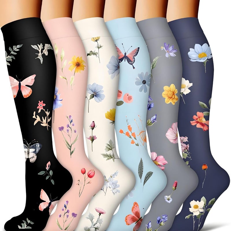 Compression Socks Calf Socks Elastic Socks Sports Cycling Running Yoga Socks Men'S Long Tube Compression Socks Women'S - Image 3