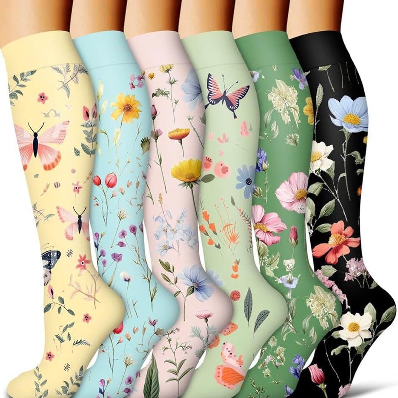 Compression Socks Calf Socks Elastic Socks Sports Cycling Running Yoga Socks Men'S Long Tube Compression Socks Women'S - Image 5