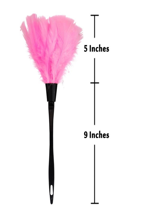 كاواي منفضات ريش الديك الرومي لتنظيف ستائر المنزل والمطبخ والسيارة والمكتب، صديقة للبيئة وقابلة لإعادة الاستخدام (قطعتان باللون الوردي) - Image 2