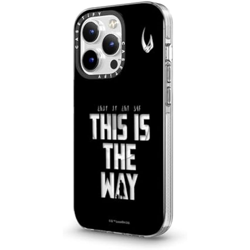 Casetify Clear iPhone 14 Pro Case 【Mandalorian Co-Lab/Not Yellowing / 6.6ft Drop Protection/Compatible with Magsafe】 - This is The Way - Black - Clear - Image 5