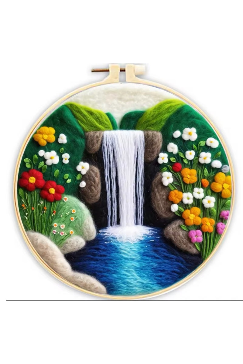 Wool needle felt painting kit - Image 1