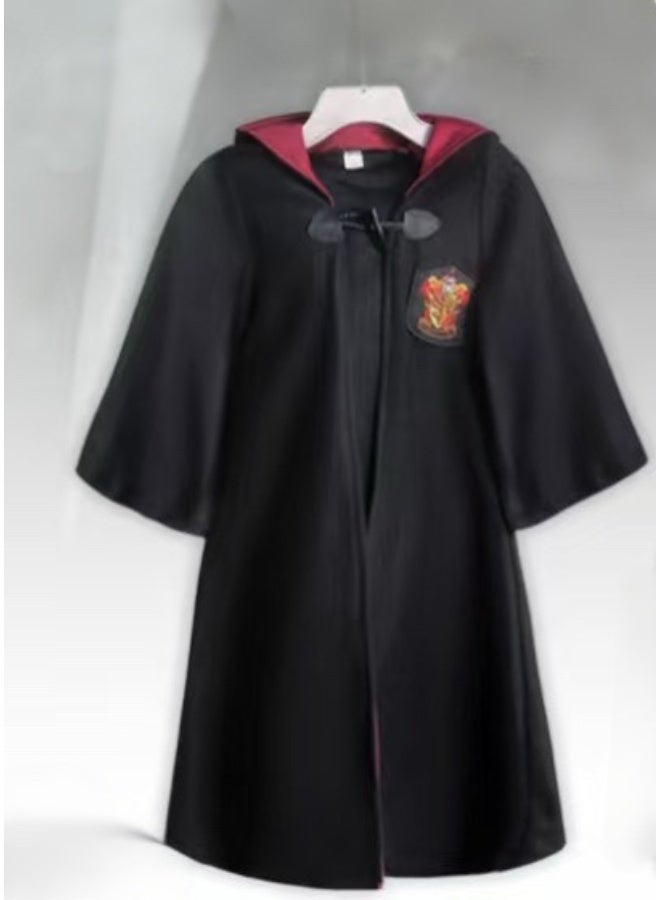 JAYATO Halloween Harry Potter children's performance costume - magical robe for cosplay. Wizard costume for Halloween edition. Trousers for performance. XL size 140. - Image 3