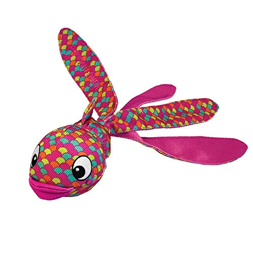KONG Wubba Finz - Dog Toy for Tug of War & Fetch - Dog Supplies for Puppy & Dog Playtime - Outdoor & Indoor Dog Toy (Pink, Small) - Image 1