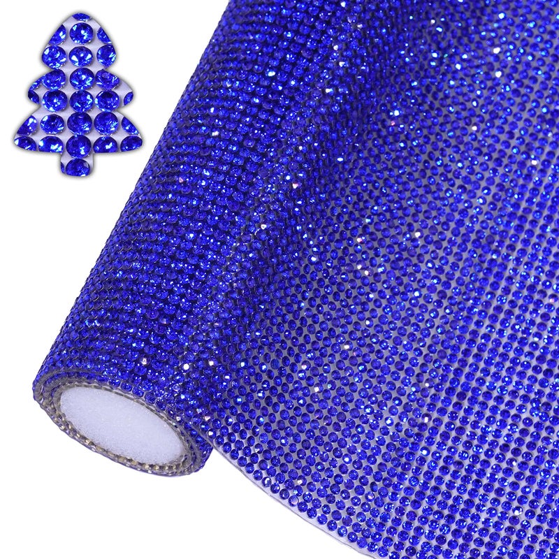 Locacrystal Bling Rhinestone Sticker DIY Car Decoration Stickers SelfAdhesive Hotfix Glitter Crystal Gem Sheet Stickers for Cars Crafts with 19440 Pcs 2mm Rhinestones BlueSapphire94 x 158