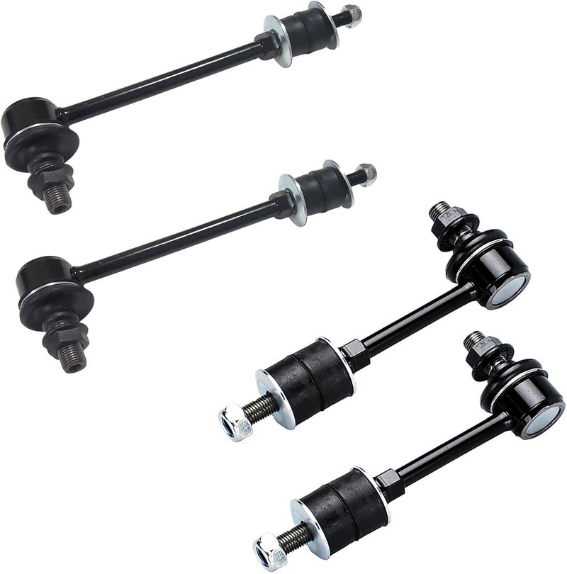 HHCM 4pc Rear Sway Bar End Links and Front Stabilizer Bar Link Kit K80380 K80565, Front Rear Sway Bar Link Kit for Toyota 4Runner 1990 1991 1992 1993 1994 1995 4WD, Suspension Stabilizer Bar Link - Image 1