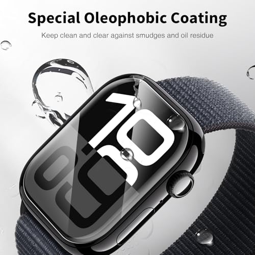 LK 6 Pack for Apple Watch Series 11 Screen Protector 46mm Series 10 [Flexible TPU Not Glass] Self-Healing, Max Coverage, Bubble Free, HD Clear Screen Protector for iWatch S11/S10 46mm, Anti-Scratch - Image 4